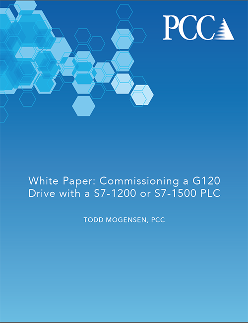 White paper: Commissioning a G120 Drive with an S7-1200 or S7-1500 PLC