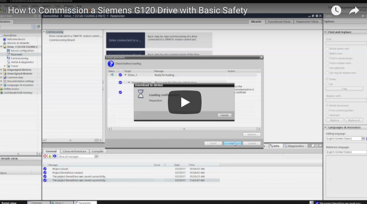 Siemens G120 Drive Safety