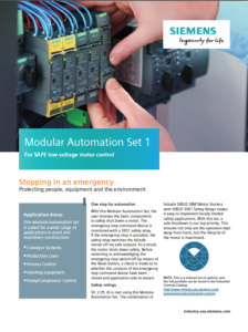 Siemens Modular Automation set 1