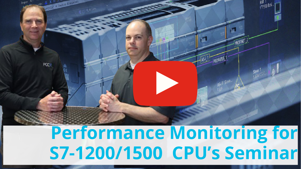 Performance Monitoring for S7-1200/1500 CPU’s