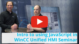 Intro to using JavaScript in WinCC Unified HMI Seminar